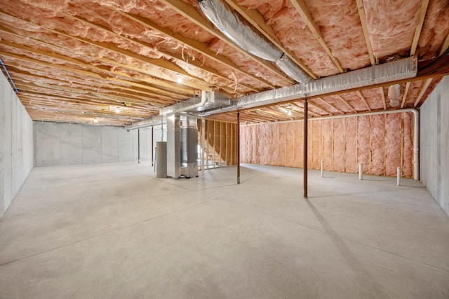 TBD Senedo Rd, Mount Jackson, VA 22842 - unfinished basement with heating unit