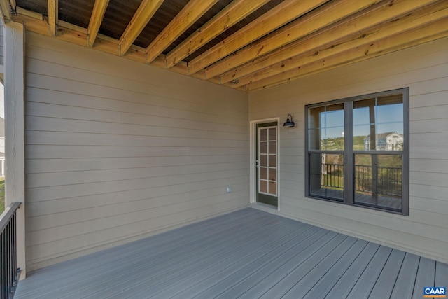 196 Thicket Run Pl, Charlottesville, VA 22911 - view of wooden terrace