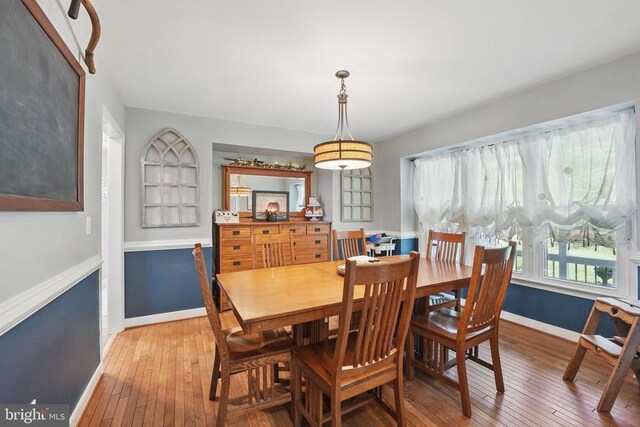 7329 Cloverhill Rd, Spotsylvania, VA 22551 - dining area featuring hardwood / wood-style floors and baseboards