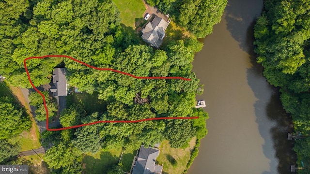12800 Pickett Ct, Spotsylvania, VA 22551 - aerial view of property and surrounding area with property parcel outlined