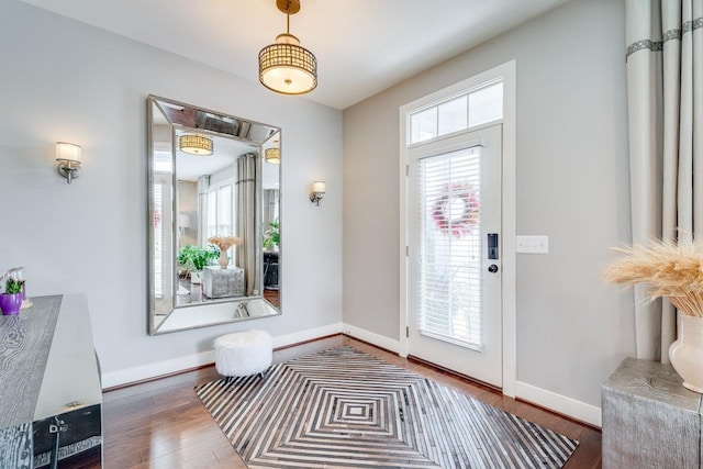 3436 Charleston Blvd, Rockingham, VA 22801 - foyer with baseboards and wood finished floors