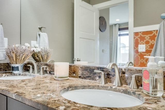 3436 Charleston Blvd, Rockingham, VA 22801 - bathroom with double vanity and a sink