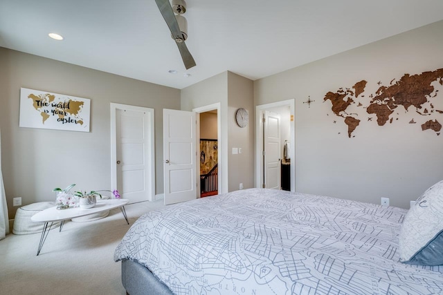 3436 Charleston Blvd, Rockingham, VA 22801 - bedroom featuring ceiling fan and carpet floors