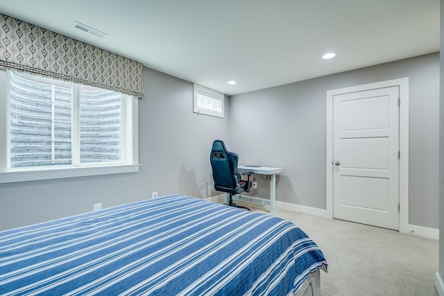 3436 Charleston Blvd, Rockingham, VA 22801 - carpeted bedroom with visible vents, baseboards, and recessed lighting
