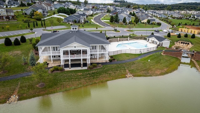 3436 Charleston Blvd, Rockingham, VA 22801 - drone / aerial view featuring a water view and a residential view