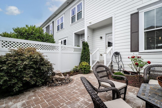 3436 Charleston Blvd, Rockingham, VA 22801 - view of patio / terrace with fence