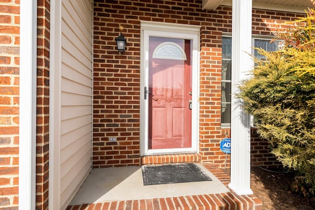 43 Greenview Ln, New Market, VA 22844 - view of exterior entry featuring brick siding