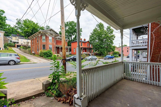 822 Beverley St W, Staunton, VA 24401 - exterior space with covered porch and a residential view