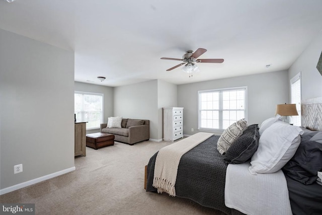 5915 Copper Mountain Dr W, Spotsylvania, VA 22553 - bedroom featuring light colored carpet and a ceiling fan