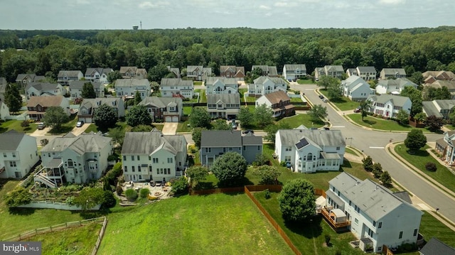 5915 Copper Mountain Dr W, Spotsylvania, VA 22553 - aerial perspective of suburban area with a heavily wooded area