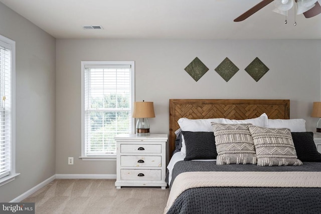 5915 Copper Mountain Dr W, Spotsylvania, VA 22553 - bedroom featuring light colored carpet and a ceiling fan