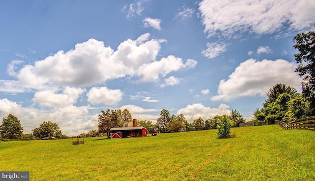 18691 Springs Rd, Jeffersonton, VA 22724 - view of yard with a view of rural / pastoral area, an outbuilding, and a barn