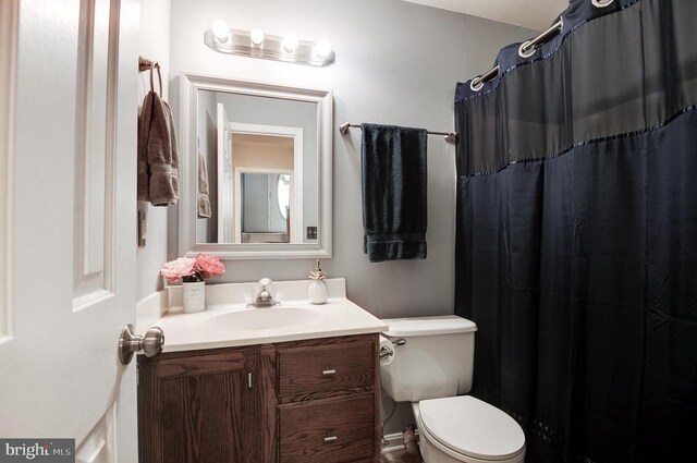 18691 Springs Rd, Jeffersonton, VA 22724 - full bathroom with vanity and a shower with curtain