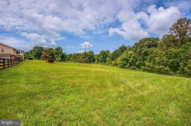 18691 Springs Rd, Jeffersonton, VA 22724 - view of yard featuring a shed