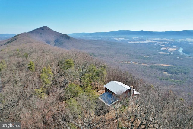 301 Mountain Top Dr, Luray, VA 22835 - view from above of property featuring a mountainous background