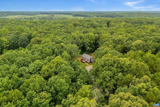 1409 Mica Rd, Mineral, VA 23117 - bird's eye view of a heavily wooded area