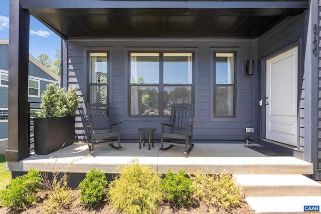 3190 Horizon Rd, Charlottesville, VA 22902 - view of exterior entry featuring covered porch