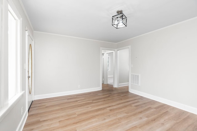 53 Woodcrest Rd, Staunton, VA 24401 - unfurnished room with light wood-type flooring and crown molding
