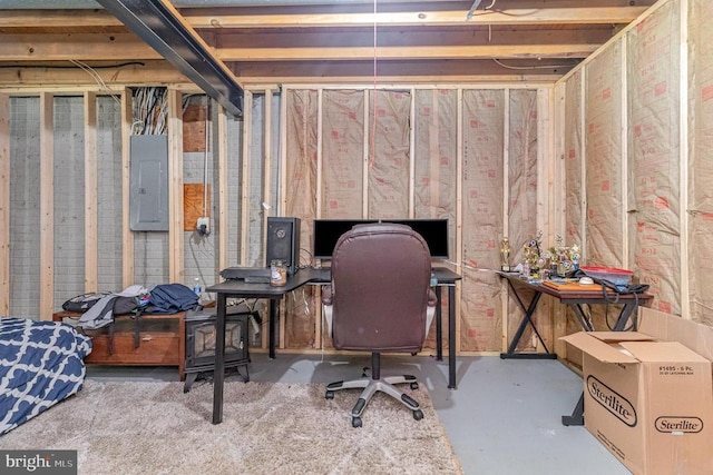 9603 Conaty Cir, Spotsylvania, VA 22553 - office space with electric panel and concrete flooring