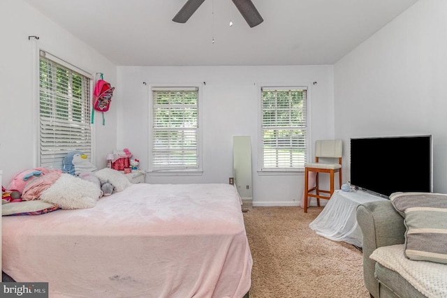 9603 Conaty Cir, Spotsylvania, VA 22553 - bedroom featuring carpet flooring and a ceiling fan