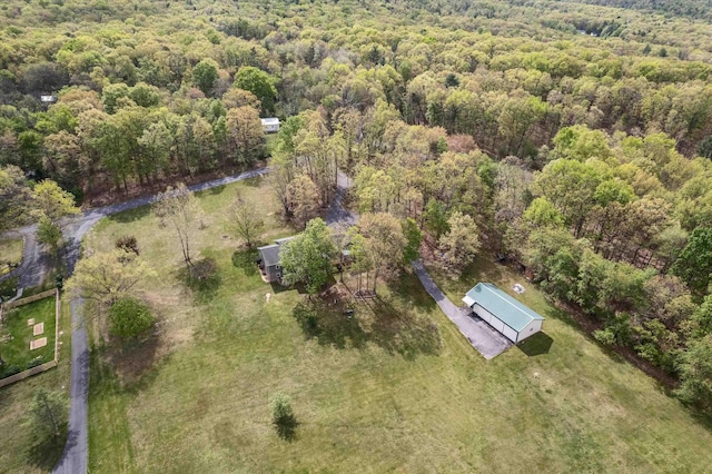 5409 Smith Creek Rd, New Market, VA 22844 - aerial overview of property's location featuring a heavily wooded area