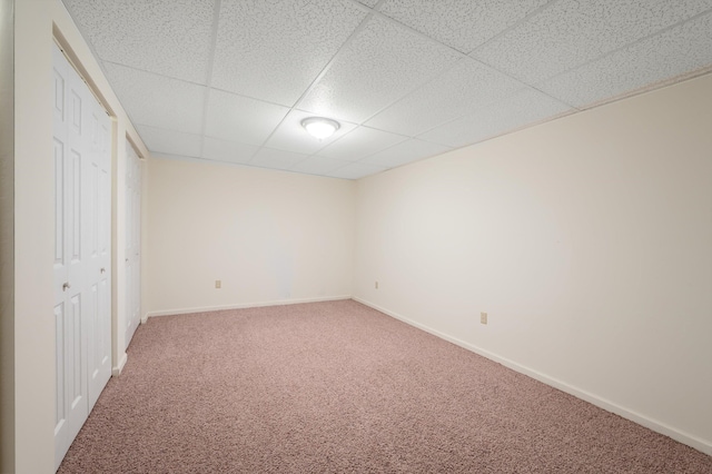 5409 Smith Creek Rd, New Market, VA 22844 - unfurnished bedroom featuring a paneled ceiling and carpet floors