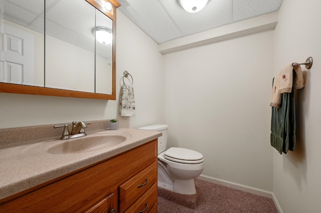 5409 Smith Creek Rd, New Market, VA 22844 - bathroom featuring vanity and a paneled ceiling