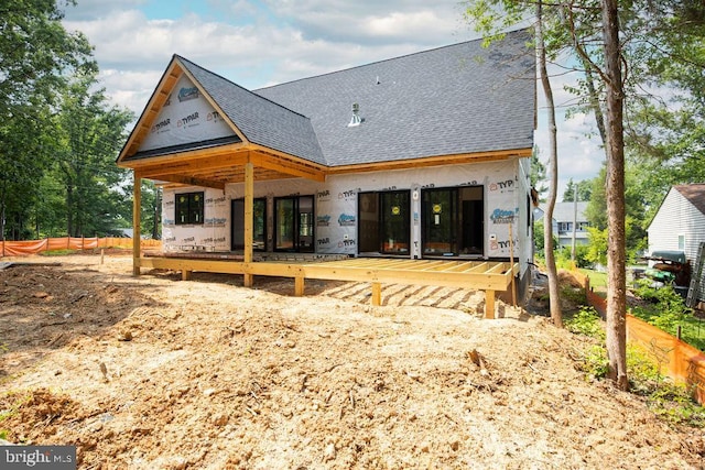 3200 Lakeview Pkwy, Locust Grove, VA 22508 - rear view of property with roof with shingles and a deck