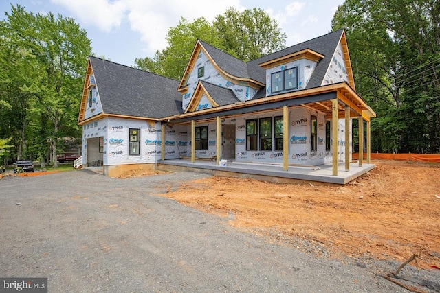 3200 Lakeview Pkwy, Locust Grove, VA 22508 - property in mid-construction featuring a porch and roof with shingles