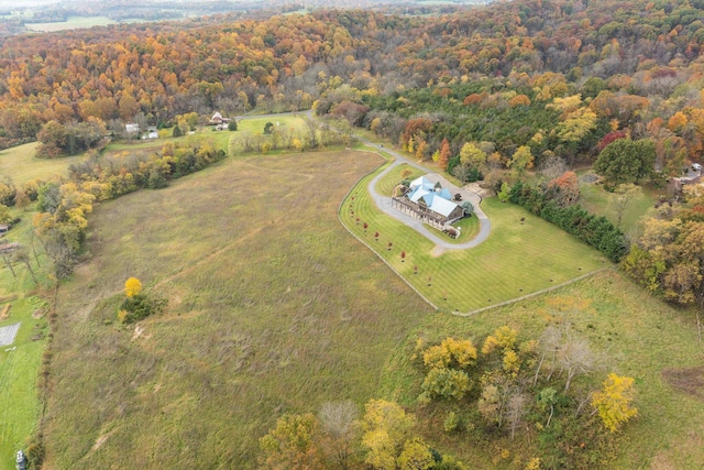 928 Melrose Rd, Rockingham, VA 22802 - birds eye view of property with a rural view and a wooded view