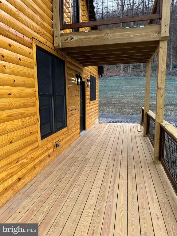 152 Susan Ln, Stanley, VA 22851 - view of wooden terrace
