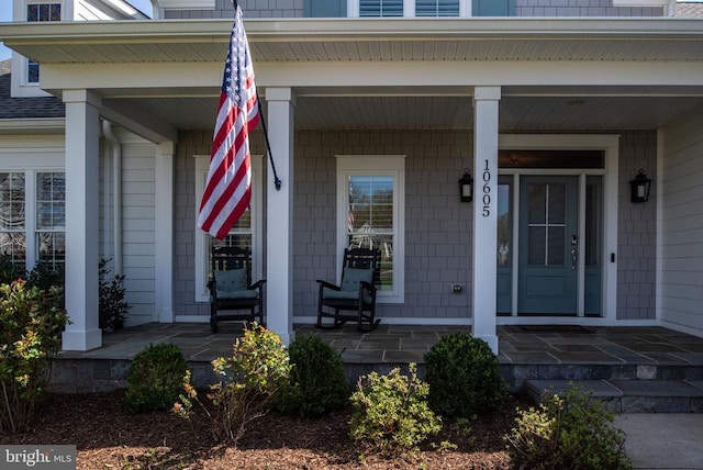 10605 Springvale Ln, Spotsylvania, VA 22551 - property entrance featuring covered porch