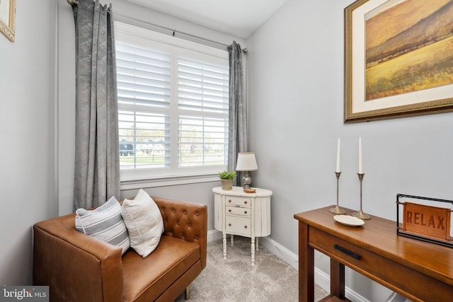 10605 Springvale Ln, Spotsylvania, VA 22551 - sitting room with carpet floors and baseboards