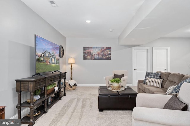 10605 Springvale Ln, Spotsylvania, VA 22551 - living room featuring baseboards and carpet floors
