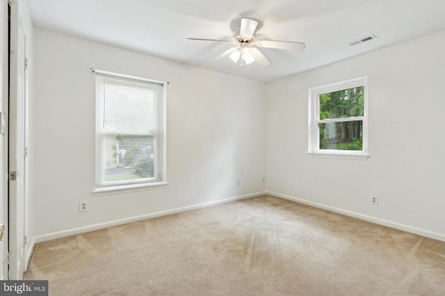 10804 Cobblestone Dr, Spotsylvania, VA 22553 - carpeted empty room featuring baseboards and ceiling fan