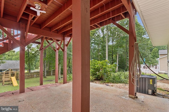 10804 Cobblestone Dr, Spotsylvania, VA 22553 - view of patio / terrace with a playground