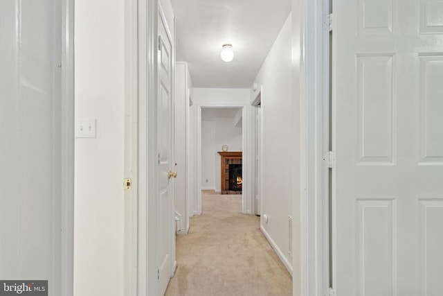 10804 Cobblestone Dr, Spotsylvania, VA 22553 - hallway featuring light carpet and baseboards
