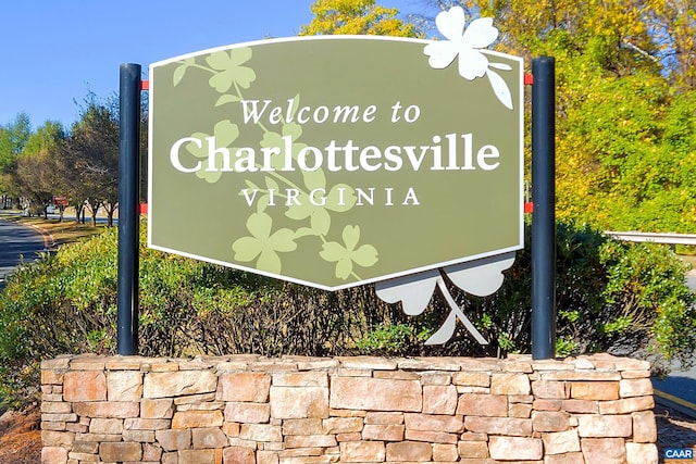 1103 Druid Ave Unit D, Charlottesville, VA 22902 - view of community / neighborhood sign