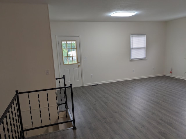 374 Old Cross Rd W, New Market, VA 22844 - empty room featuring dark wood-style flooring and baseboards