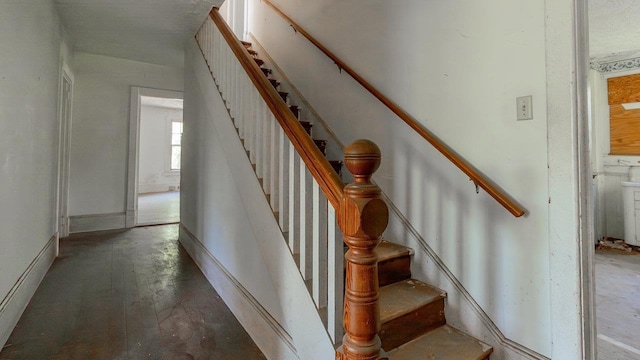 506 Williams Ave, Shenandoah, VA 22849 - stairs with concrete flooring