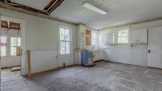 506 Williams Ave, Shenandoah, VA 22849 - unfurnished room with water heater and concrete flooring