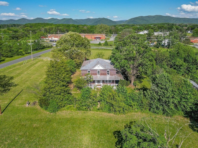 506 Williams Ave, Shenandoah, VA 22849 - view from above of property featuring mountains