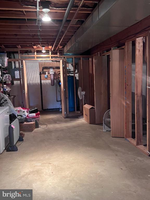  - view of unfinished basement