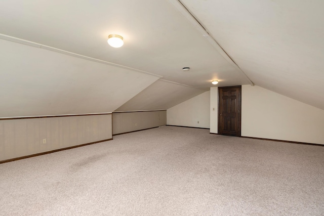 812 Meadowbrook Rd, Waynesboro, VA 22980 - bonus room featuring light colored carpet, vaulted ceiling, and baseboards