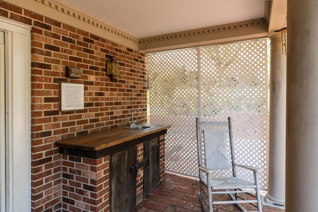 812 Meadowbrook Rd, Waynesboro, VA 22980 - unfurnished sunroom featuring a sink