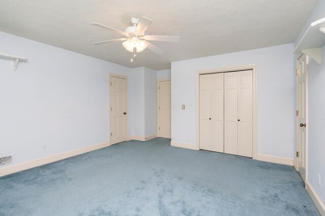 812 Meadowbrook Rd, Waynesboro, VA 22980 - unfurnished bedroom with carpet floors, baseboards, and ceiling fan
