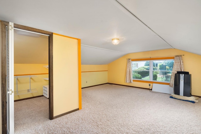 812 Meadowbrook Rd, Waynesboro, VA 22980 - bonus room with vaulted ceiling, carpet floors, and baseboards