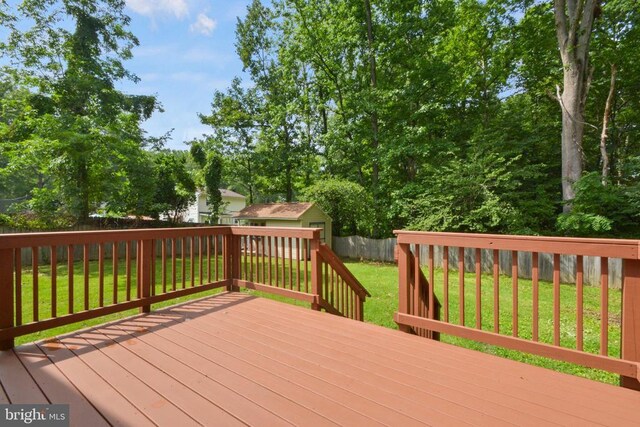 10909 Meadowlark Ln, Spotsylvania, VA 22553 - deck featuring a fenced backyard