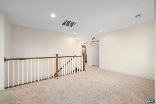 121 Yates Cir, Stanardsville, VA 22973 - carpeted spare room with baseboards, recessed lighting, and visible vents