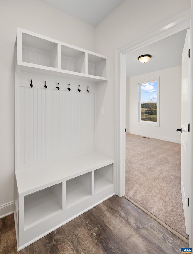 121 Yates Cir, Stanardsville, VA 22973 - mudroom with baseboards and wood finished floors